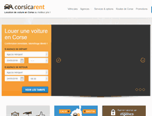 Tablet Screenshot of corsicarent.com